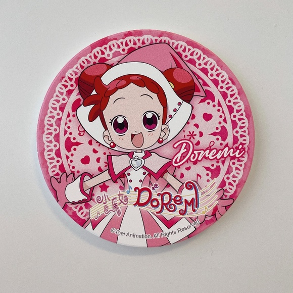Doremi Heat-Resistant Ceramic Coaster (from Ojamajo Doremi) - Picture 1 of 4